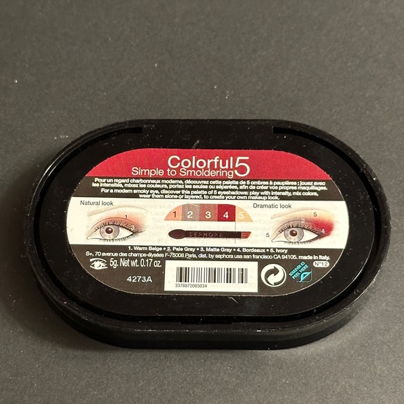 Sephora Colorful 5 Eyeshadow Palette - Picture 3 of 4